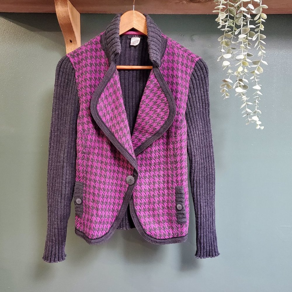 VEX Collection |Sweater Like Wool Blazer